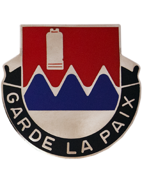 115th Engineer Battalion Unit Crest (Garde La Paix)