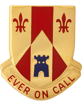 115th Field Artillery Unit Crest (Ever On Call)