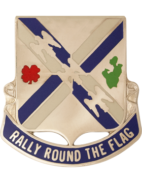 115th Infantry Unit Crest (Rally Round The Flag)