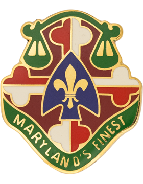 115th Military Police Battalion Unit Crest (Marylands Finest)