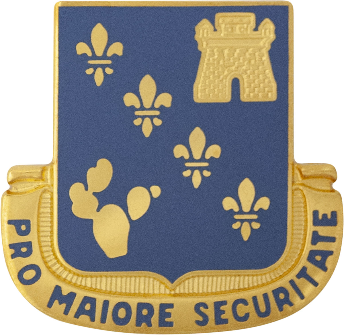 129th Regiment Unit Crest (Pro Maiore Securitate)