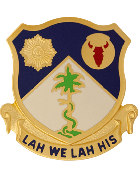 134th Infantry Unit Crest (Lah We Lah His)