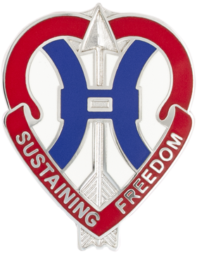 135th Sustainment Cmd Unit Crest (Substaining Freedom)