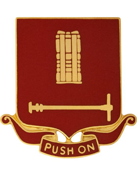 136th Field Artillery Unit Crest (Push On)