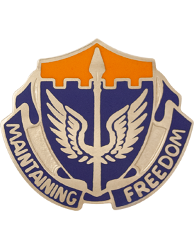 137th Aviation Regiment Unit Crest (Maintaining Freedom)