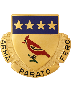 138th Field Artillery Unit Crest (Arma Parato Fero)