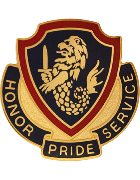 138th Personnel Services Battalion Unit Crest (Honor Pride Service)