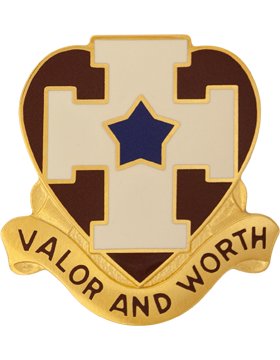139th Medical Brigade Unit Crest (Valor And Worth) Former Medical Group