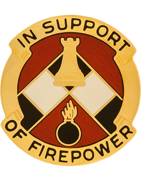 139th Ordnance Battalion USAR Unit Crest (In Support Of Firepower)