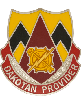 139th Support Bn South Dakota National Guard Unit Crest (Dakotan Provider)