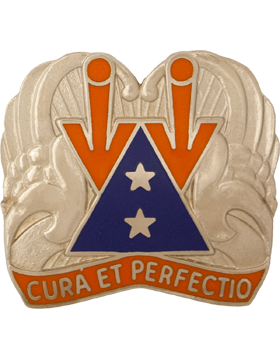 140th Aviation Unit Crest (Cura Et Perfectio)