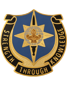 141st Military Intelligence Battalion Unit Crest (Strength Through Knowledge)