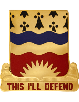 142nd Engineer Battalion Unit Crest (This Ill Defend)