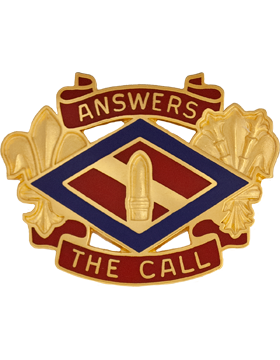 142nd Field Artillery Brigade Unit Crest (Answers The Call)