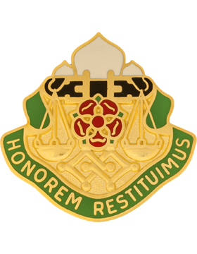 160th Military Police Battalion Unit Crest (honorem Restituimus)