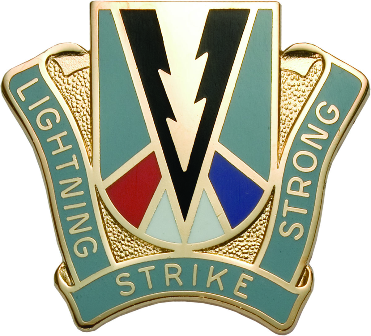 165th Infantry Unit Crest (Lightning Strike Strong)