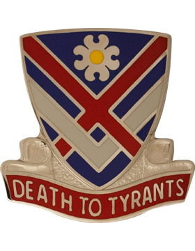 183rd Cavalry Regiment Unit Crest (Death To Tyrants)