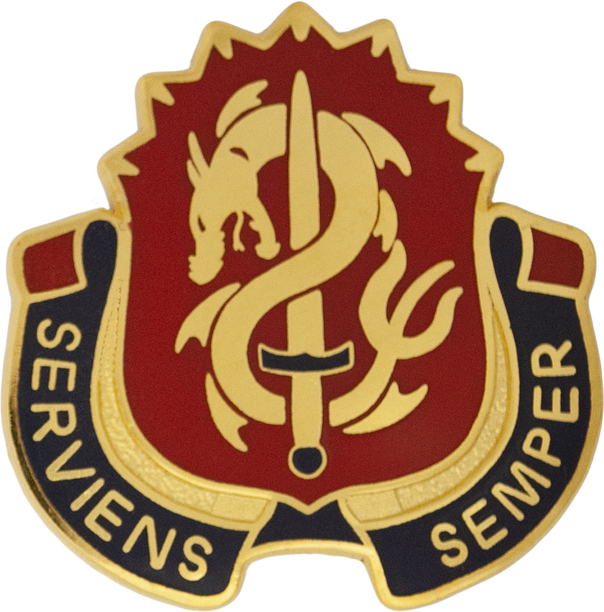 0224 Sustainment Brigade Unit Crest (Serviens Semper) | US Military