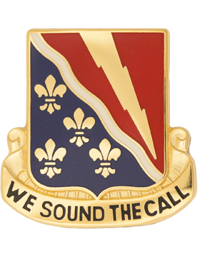 230th Signal Battalion Unit Crest (We Sound The Call)