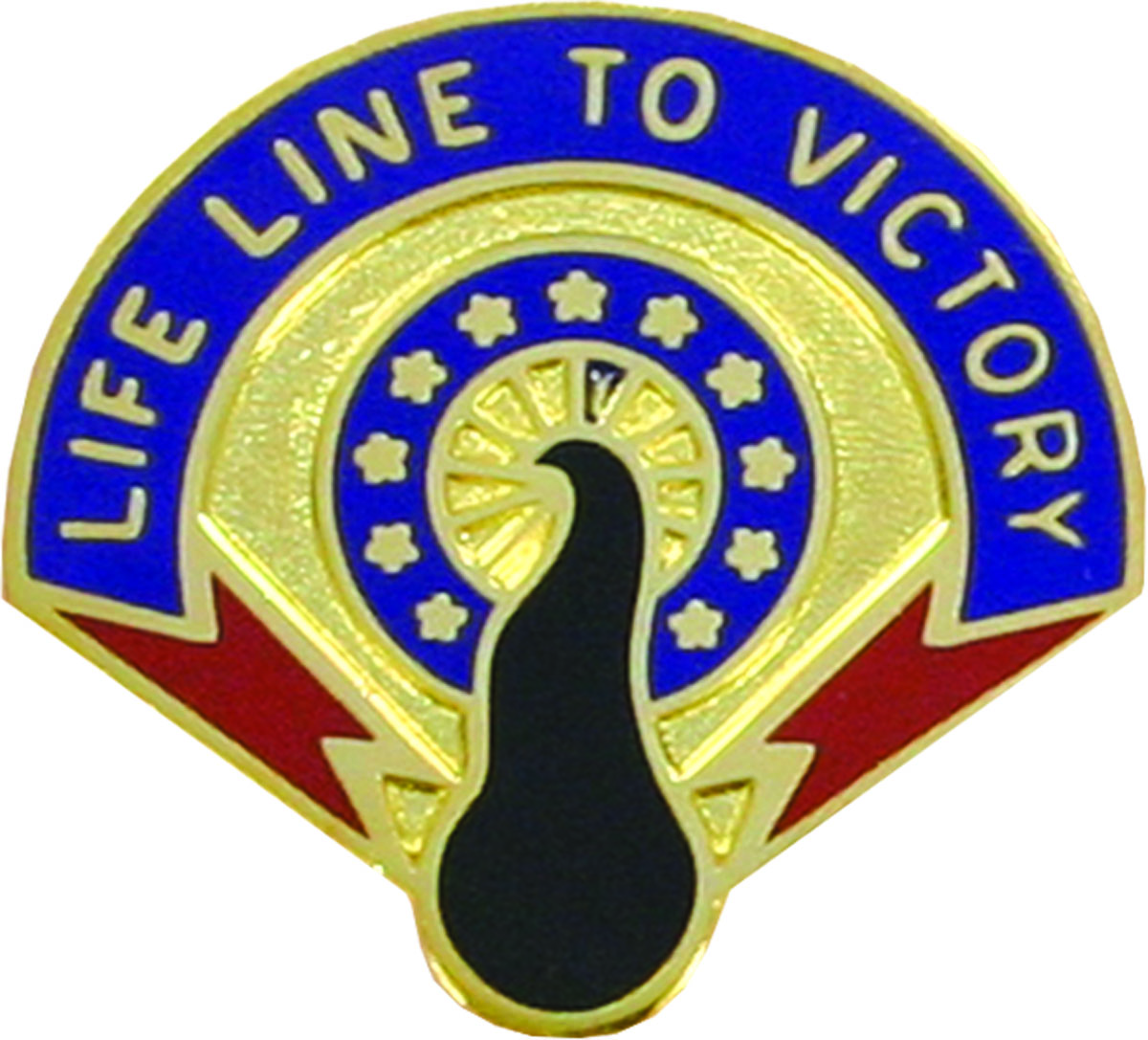 262nd Quartermaster Battalion Unit Crest (Life Line To Victory)