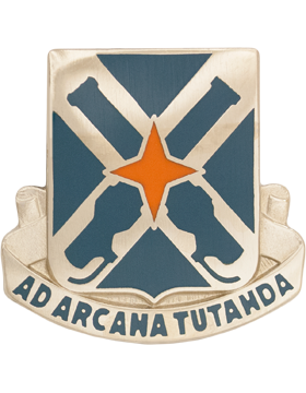 305th MIlitary Intelligence Battalion Unit Crest (Ad Arcana Tutanda)