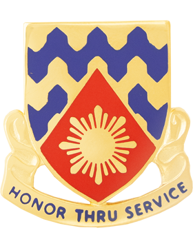 329th Quartermaster Battalion Unit Crest (Honor Thru Service)