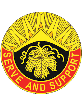 389th Support Battalion United States Army Unit Crest (Serve And Su...