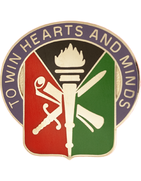 403rd Civil Affairs Battalion Unit Crest (To Win Hearts And Minds)