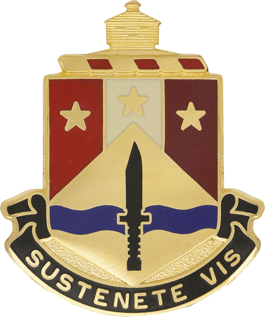 405th Support Battalion Illinois National Guard Unit Crest (Sustene...