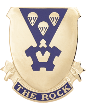 503rd Infantry Unit Crest (The Rock)