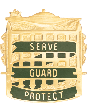 604th Military Police Battalion Unit Crest (Serve Guard Protect)