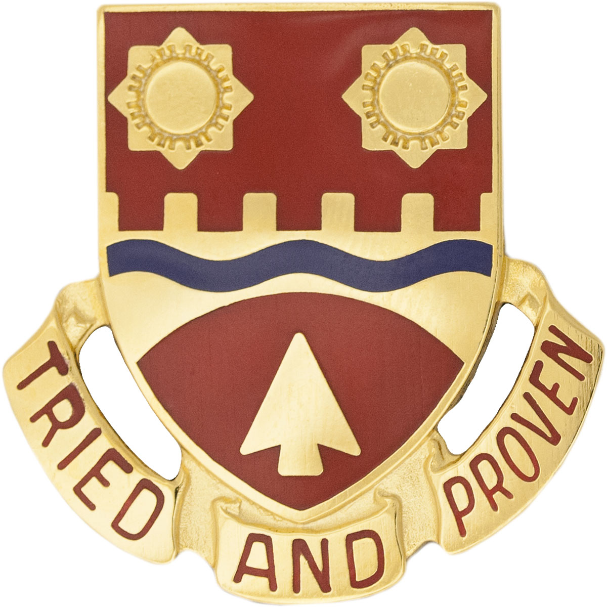 612th Engineer Battalion Unit Crest Tried And Proven