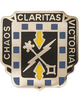 628th Military Intelligence Battalion Unit Crest (Chaos Clarritis Victoria)
