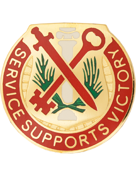 634th Support Battalion Unit Crest (Service Supports Victory)