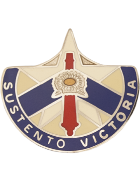 635th Support Group Unit Crest (Sustento Victoria)