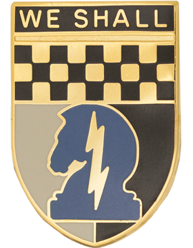 640th Military Intelligence Battalion Unit Crest (We Shall)