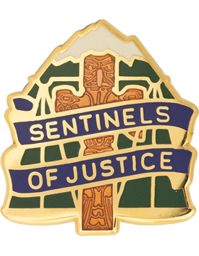 704th Military Police Battalion Unit Crest (Sentinels Of Justice) 