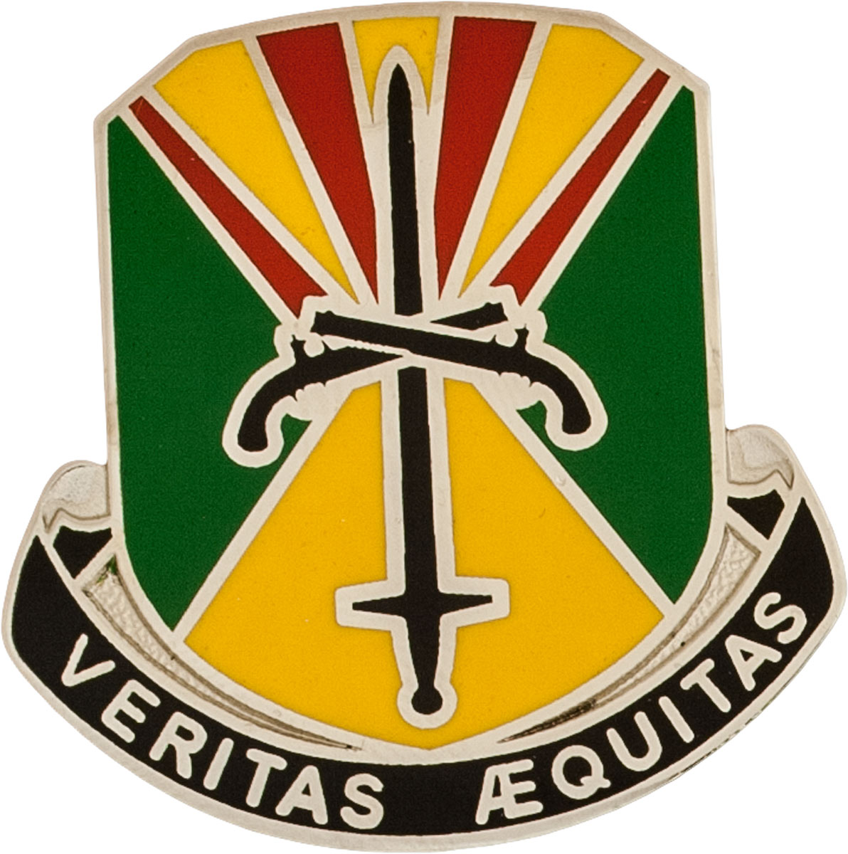 0850 Military Police BN Unit Crest (VERITAS AEQUITAS) | US Military