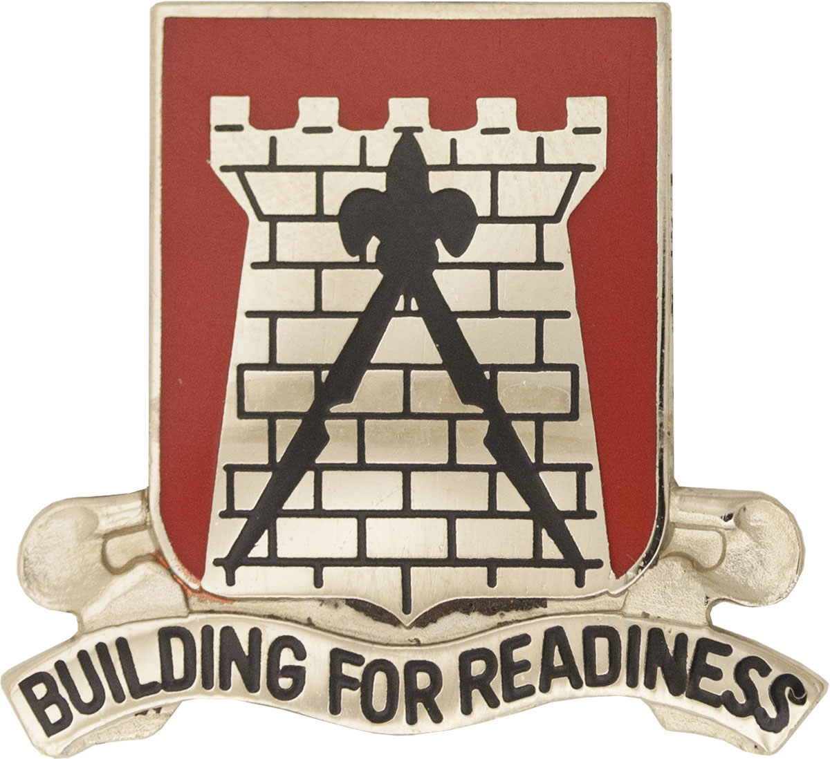 891st Engineer Battalion Unit Crest (Building For Readiness)