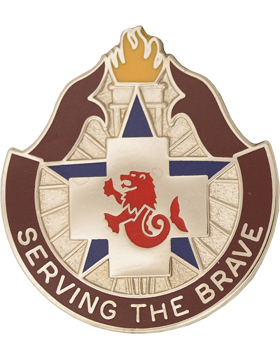 914th Combat Support Hospital Unit Crest (Serving The Brave)