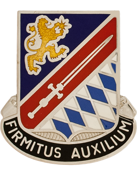 928th Support Battalion Unit Crest (Firmitus Auxilium)