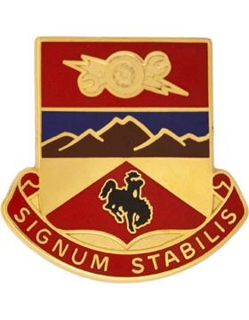 960th Support Battalion (Right) Unit Crest (Signum Stabilis)