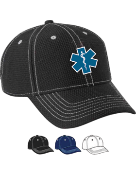 EMS Star of Life Waffle Contrast Structured Cap
