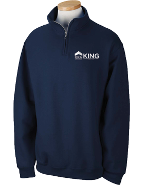 ERA King Quarter-Zip Navy Sweatshirt 995M