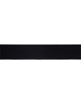 1in Black Cotton Name Tape 100 Yds