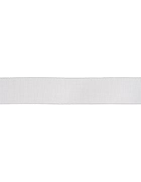 1in White Cotton Name Tape 100 Yds