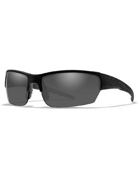 WX Saint Black Ops Glasses with Smoke Gray Lenses