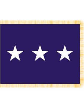 USAF Lieutenant General Flag Pole Hem 3 Star