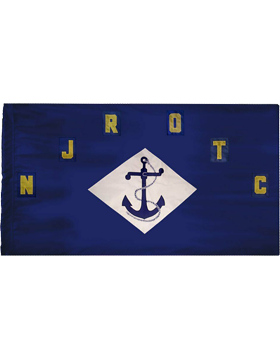 Navy JROTC Organizational Flag Pole Hem no Fringe