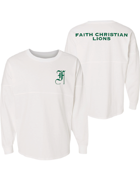 Faith Christian Lions J. America Game Day Long Sleeve Jersey 8229